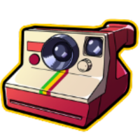 Polaroid-Kamera Symbole