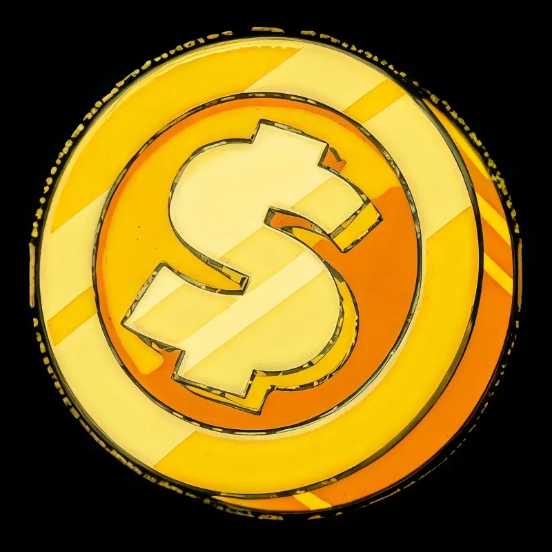 Gold-Münze Symbol