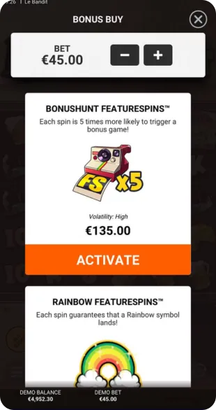 Le Bandit Symbol Treffer