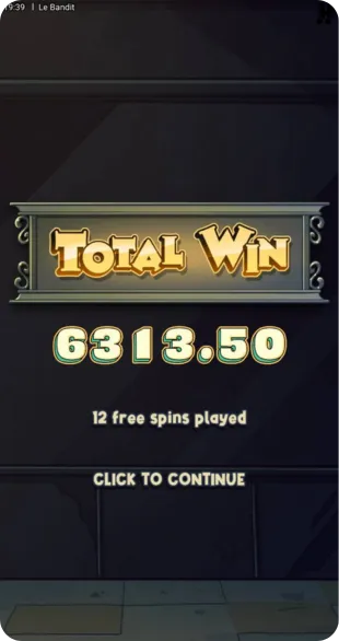 Le Bandit Autoplay Optionen